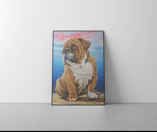 BULLDOG DE PIE